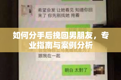 如何分手后挽回男朋友，专业指南与案例分析