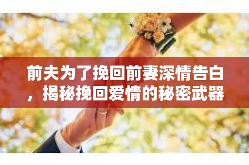 前夫为了挽回前妻深情告白，揭秘挽回爱情的秘密武器