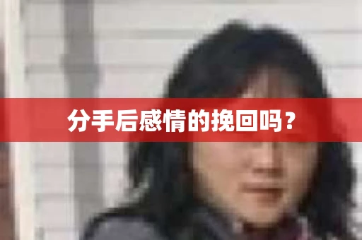 分手后感情的挽回吗? 分手后感情的挽回吗?