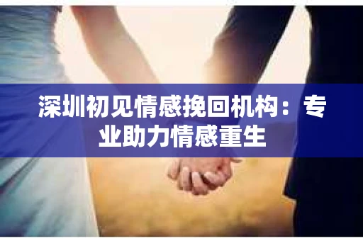 深圳初见情感挽回机构：专业助力情感重生