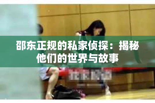邵东正规的私家侦探：揭秘他们的世界与故事
