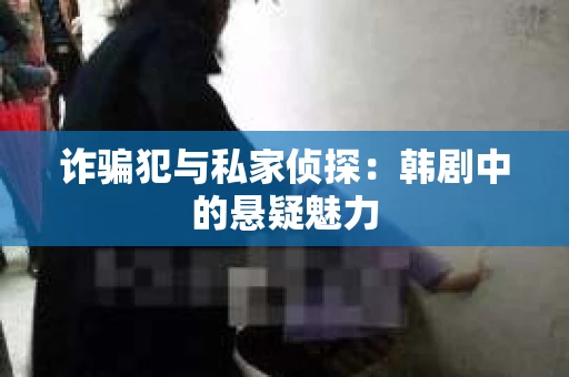 诈骗犯与私家侦探：韩剧中的悬疑魅力